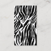 Carte De Visite "Hair Stylist African American Diva" (Dos)