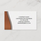 Carte De Visite Hair Stylist Outils et logo beauté (Dos)