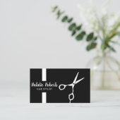 Carte De Visite Hair Stylist Professionnal Barber (Debout devant)