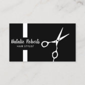 Carte De Visite Hair Stylist Professionnal Barber (Devant)