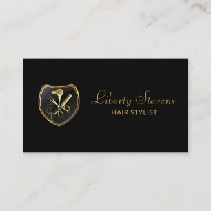 Carte De Visite Hair Styliste Salon Outils Beauté