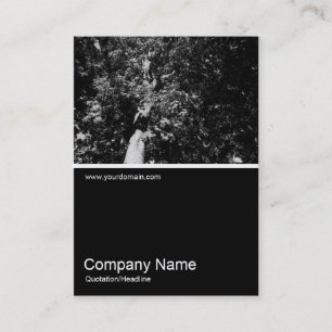 Carte De Visite Half&Half Photo 0107 - London Plane Tree