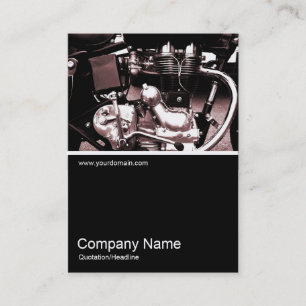 Carte De Visite Half&Half Photo 010 - Moteur moto
