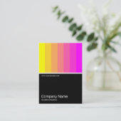 Carte De Visite Half&Half Photo 0113 - Jaune à Magenta (Debout devant)