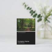 Carte De Visite Half&Half Photo 012 - Chemin dans la forêt (Debout devant)