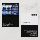 Carte De Visite Half&Half Photo 0155 - Shopping dans la pluie (Devant / Derrière)