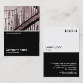 Carte De Visite Half&Half Photo 0159 - Escape Victorian Fire (Devant / Derrière)