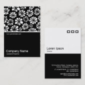 Carte De Visite Half&Half Photo 0189 - Fleurs (Devant / Derrière)