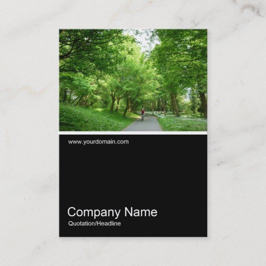 Carte De Visite Half&Half Photo 0222 - Cycle Way (Devant)