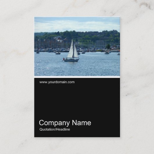 Carte De Visite Half&Half Photo 0226 - Marina de Cardiff (Devant)