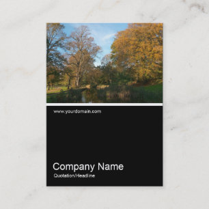 Carte De Visite Half&Half Photo 0269 - Automne dans le parc