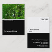 Carte De Visite Half&Half Photo 028 - Dans les arbres (Devant / Derrière)