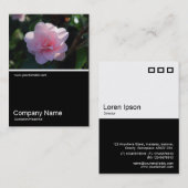 Carte De Visite Half&Half Photo 0311 - Camellia rose (Devant / Derrière)