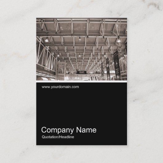 Carte De Visite Half&Half Photo 040 - Paddington Station, Londres (Devant)