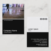 Carte De Visite Half&Half Photo 055 - Shopping dans la pluie (Devant / Derrière)