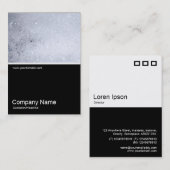 Carte De Visite Half&Half Photo - Bulles de savon (Devant / Derrière)