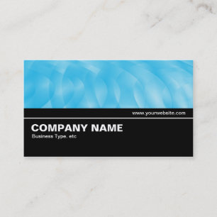 Carte De Visite Halfway V2 017 - Courbes Bleues
