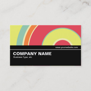 Carte De Visite Halfway V2 018 - Cercle Coloré 01