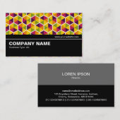 Carte De Visite Halfway V2 - Hexagon Motif 01 (Devant / Derrière)