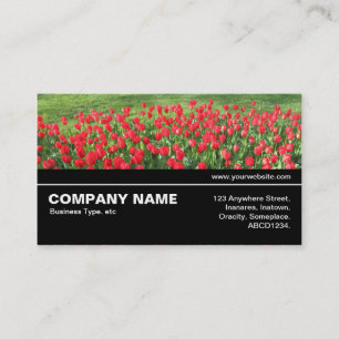 Carte De Visite Halfway V3 043 - Lit de Rouges Tulips 01