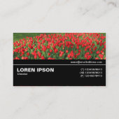Carte De Visite Halfway V3 044 - Lit de Rouges Tulips 02 (Dos)