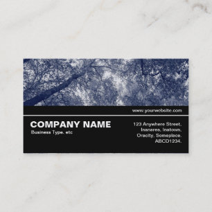 Carte De Visite Halfway V3 09 - Automne Bleu