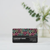 Carte De Visite Halfway V3 - Fleurs Abstraites 031023 (Debout devant)