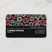 Carte De Visite Halfway V3 - Fleurs Abstraites 031023 (Dos)