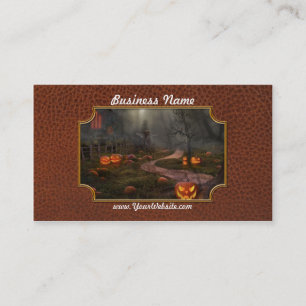 Carte De Visite Halloween - À la veille d'Halloween