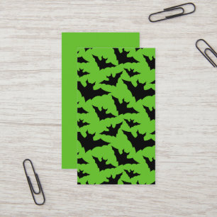Carte De Visite Halloween chauves-chauves-souris cool éffrayant mo