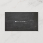 Carte De Visite Halloween du crâne humain vintage (Dos)