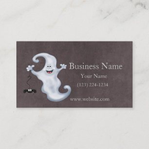Carte De Visite Halloween Ghost