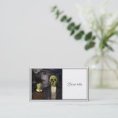 Carte De Visite Halloween gothique américain (Debout devant)