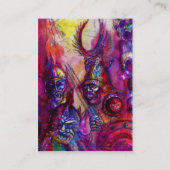 Carte De Visite HALLOWEEN MONSTERS / ORK WAR Imaginaire (Dos)