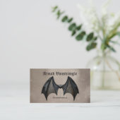 Carte De Visite Halloween Vampire Bat (Debout devant)