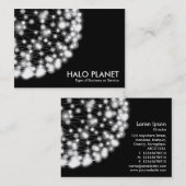 Carte De Visite Halo Planet - Noir (Devant / Derrière)