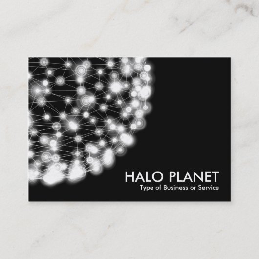 Carte De Visite Halo Planet - Noir (Devant)