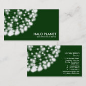 Carte De Visite Halo Planet - Vert foncé (Devant / Derrière)