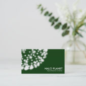 Carte De Visite Halo Planet - Vert foncé (Debout devant)