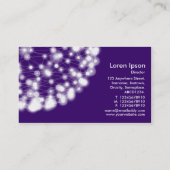 Carte De Visite Halo Planet - Violet profond (Dos)