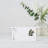 Carte De Visite Haltérophilie (Debout devant)