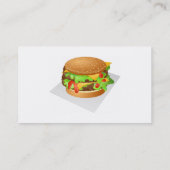 Carte De Visite Hamburger (Dos)