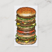 Carte De Visite hamburger (Dos)