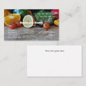 Carte de visite HAMbyWG de la nutrition des entrep (Devant / Derrière)