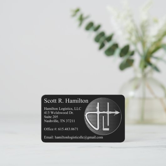 Carte De Visite Hamilton Logistics 1 (Debout devant)