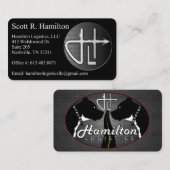 Carte De Visite Hamilton Logistics 1 (Devant / Derrière)