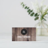 Carte De Visite Hammer Chisel Saw | Bois (Debout devant)