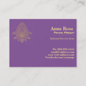 Carte De Visite *~* Hamsa Galaxy Sacred Nebula Cosmic (Dos)