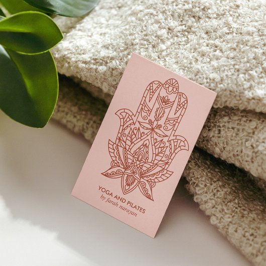 Carte De Visite Hamsa | Rust Wellness massage spa yoga holistique