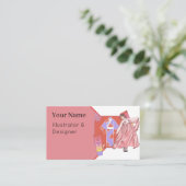 Carte De Visite Hanbok rose fluide & Crème BB Glow (Debout devant)